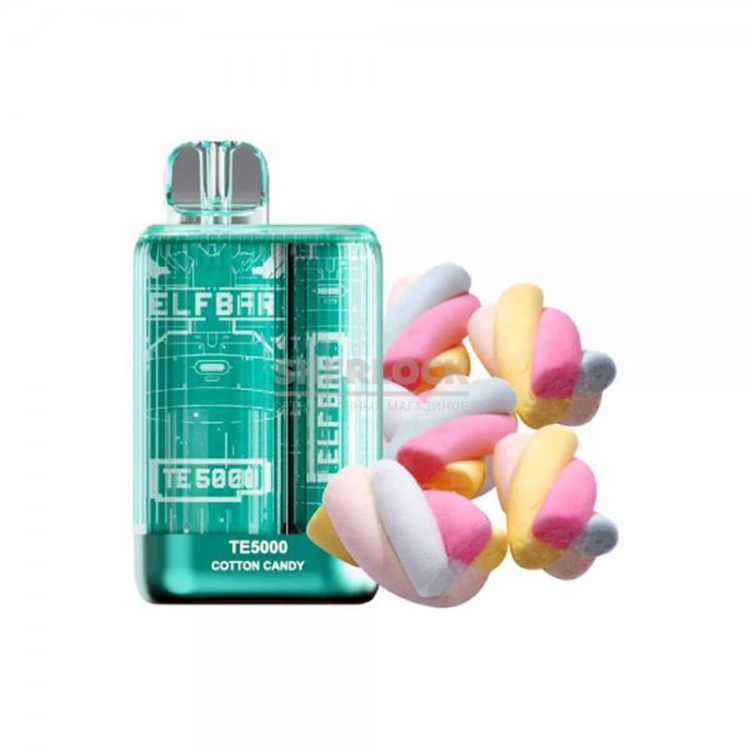 Elf Bar TE5000 Cotton Candy Puff Siparis Elf Bar TE5000 Cotton Candy Puff Siparis