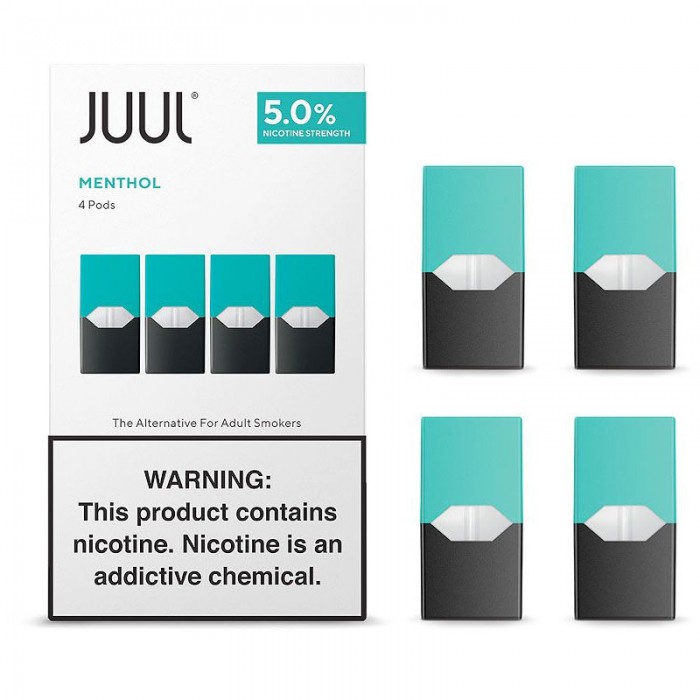 Juul-Mentol-Pod-5 Juul Pod Menthol 5% ( Juul’ un KATAR üretimi ) - Görsel 1